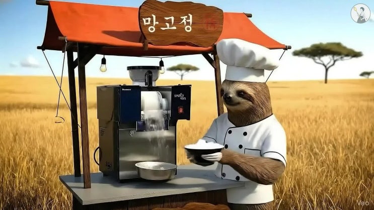 순수 우유눈꽃 빙수