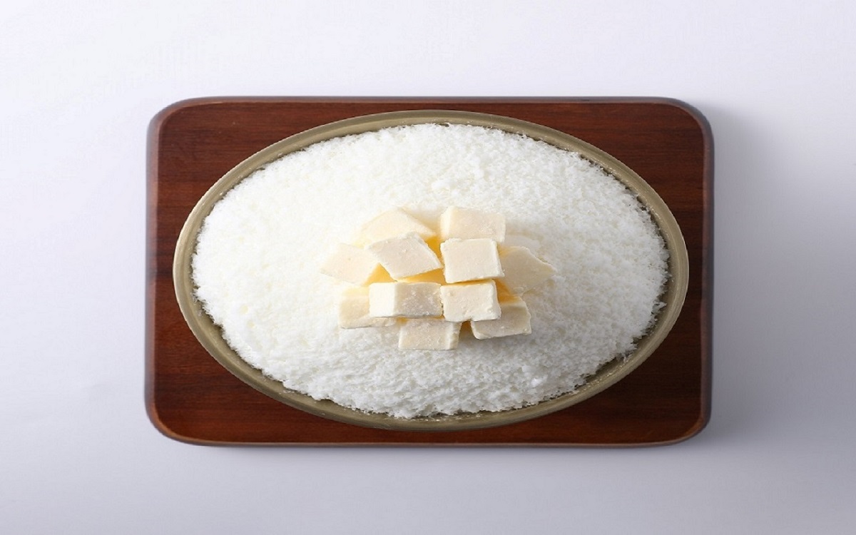 순수 우유 큐브 치즈 눈꽃빙수
