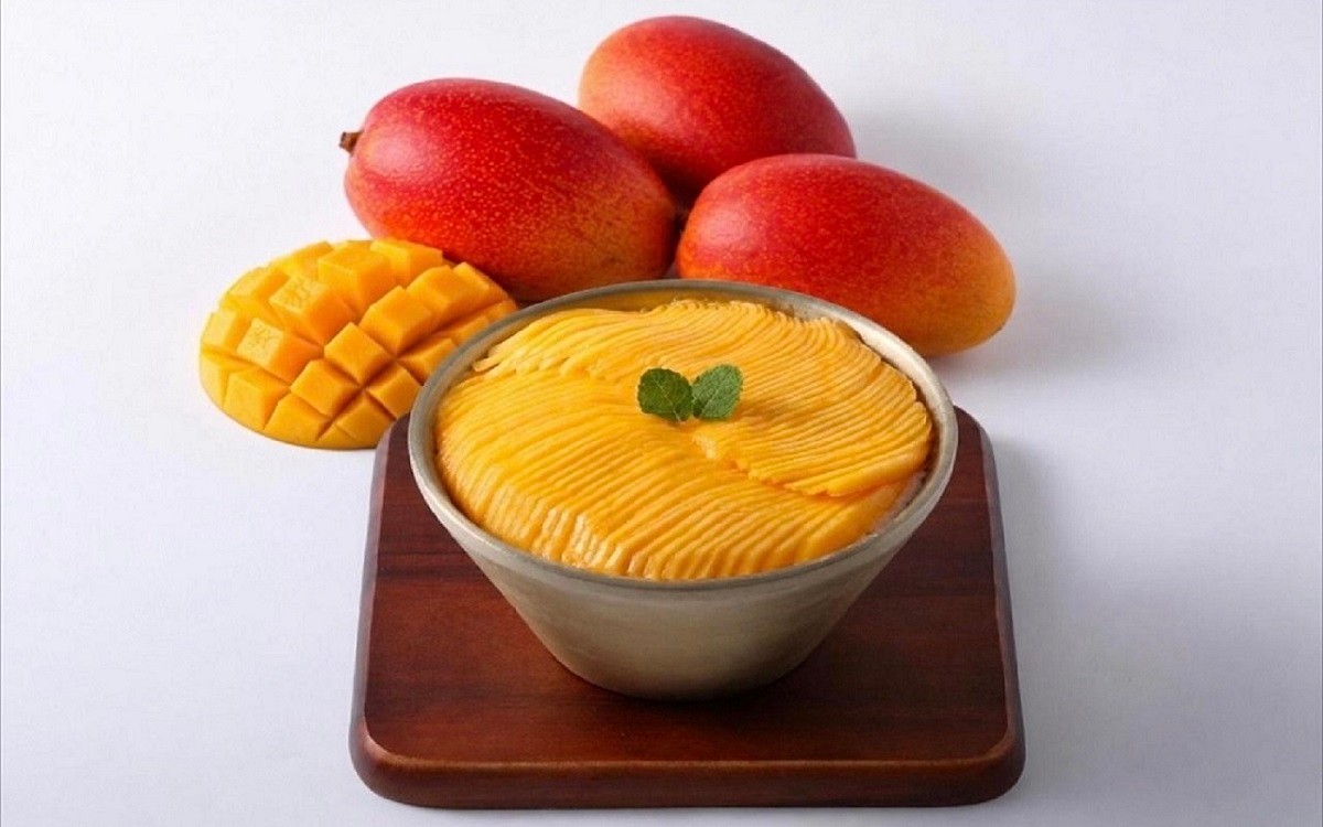 대만 애플 망고 눈꽃 빙수